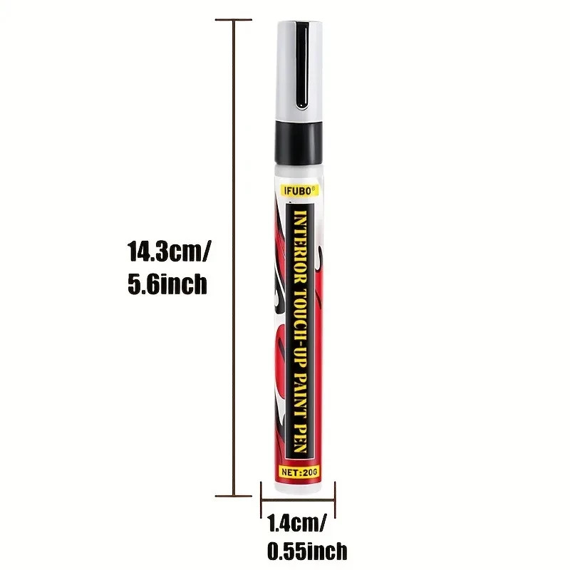 Car Interior Repair Pen Black Touch Up Dashboard Steering Wheel Fix