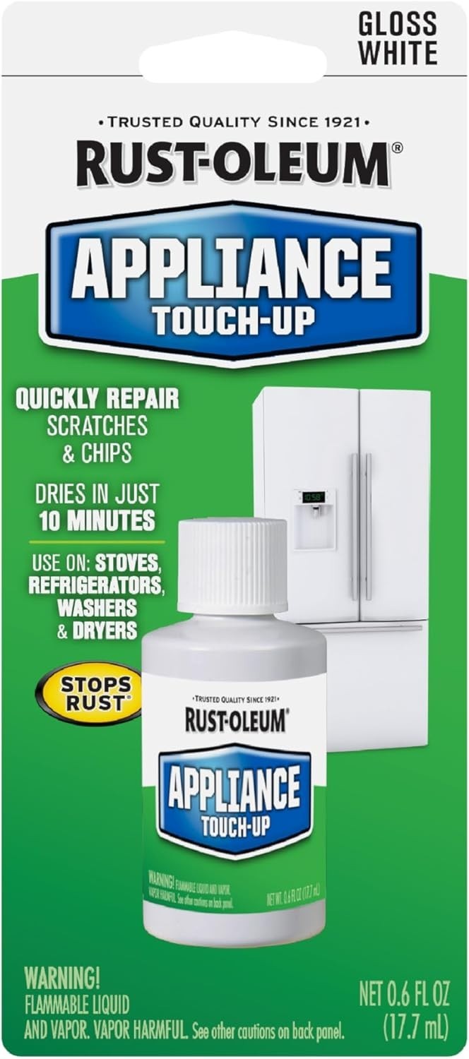 0.6 Oz Specialty Appliance Touch-Up Paint – Quick Repair for Chips & Scratches