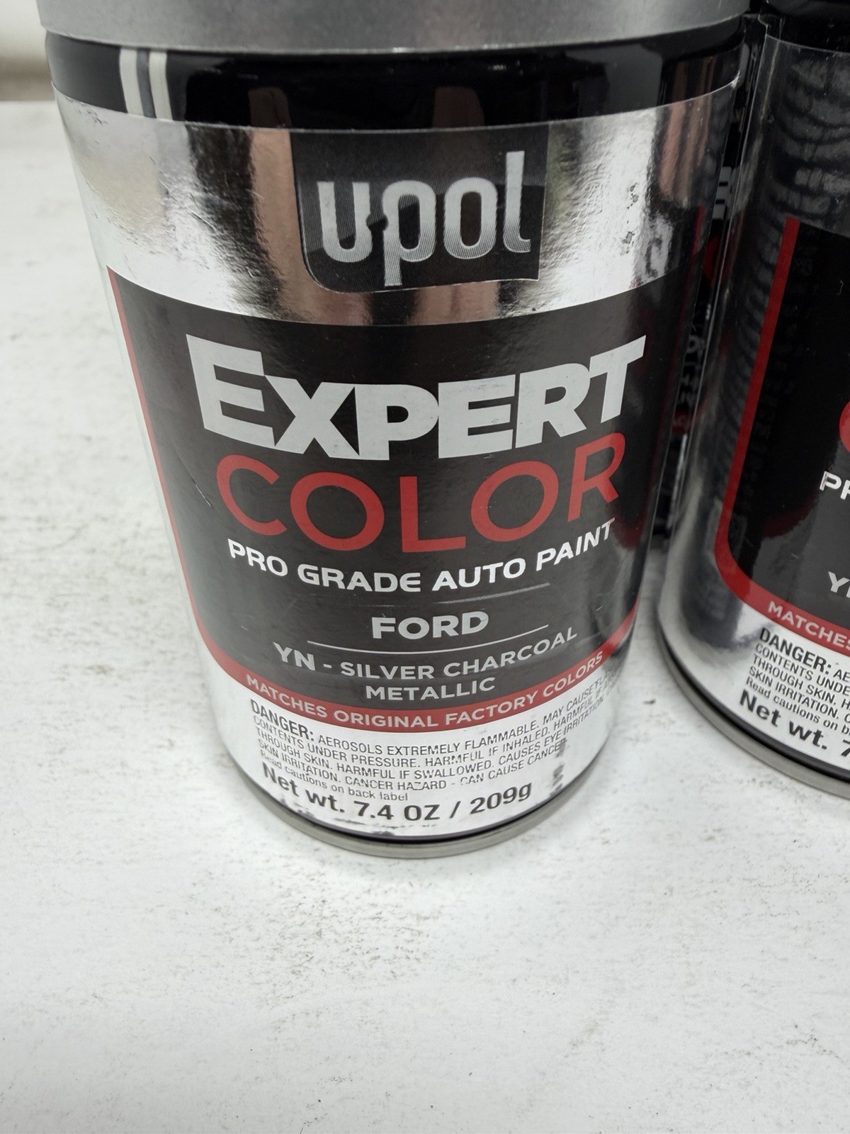 Upol 7.4oz ford Pro Grade Auto Paint yn silver charcoal metallic UPfm402 5 pack