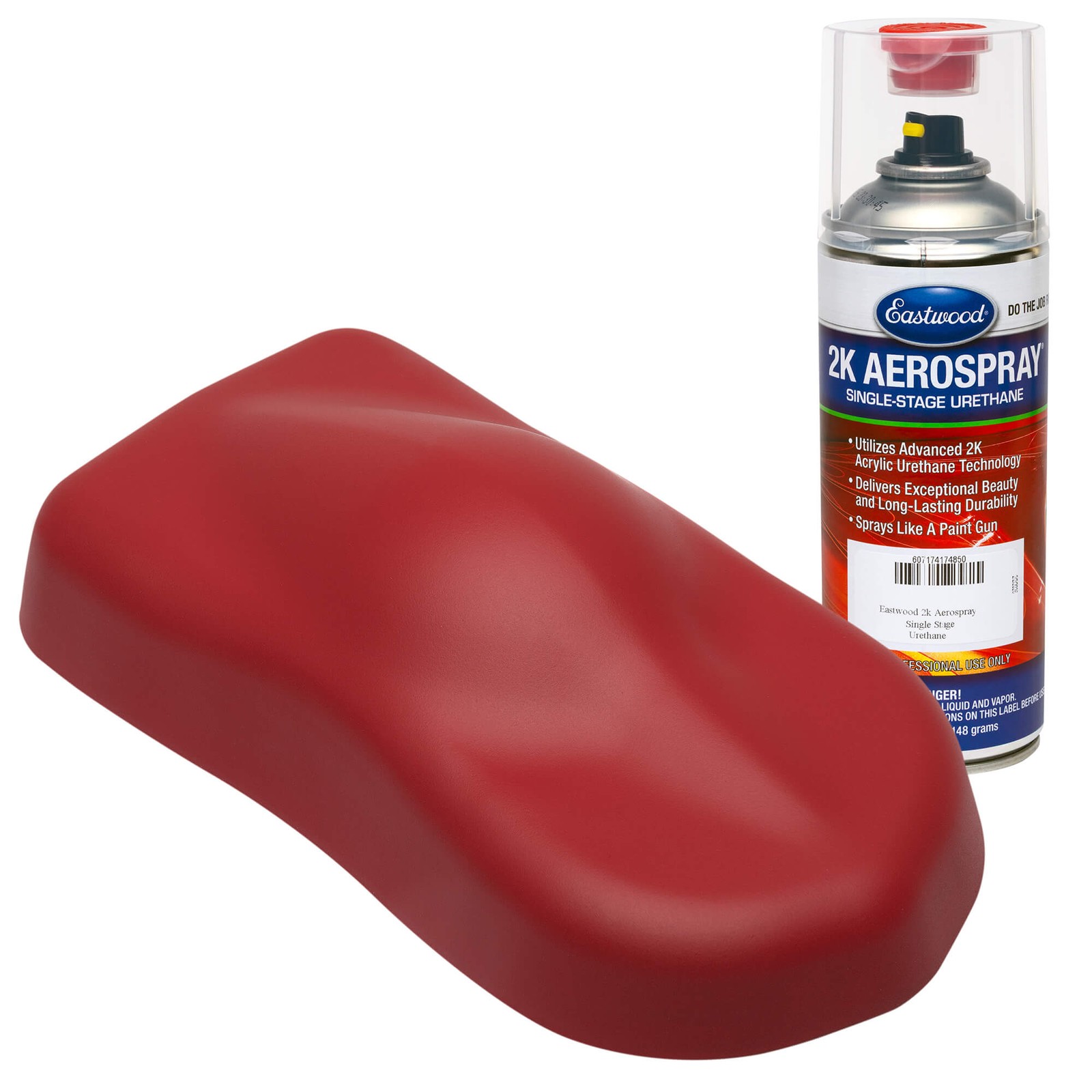 Eastwood 2k Aerospray Rat Rod Matte Red Single Stage Urethane Car Spray Paint