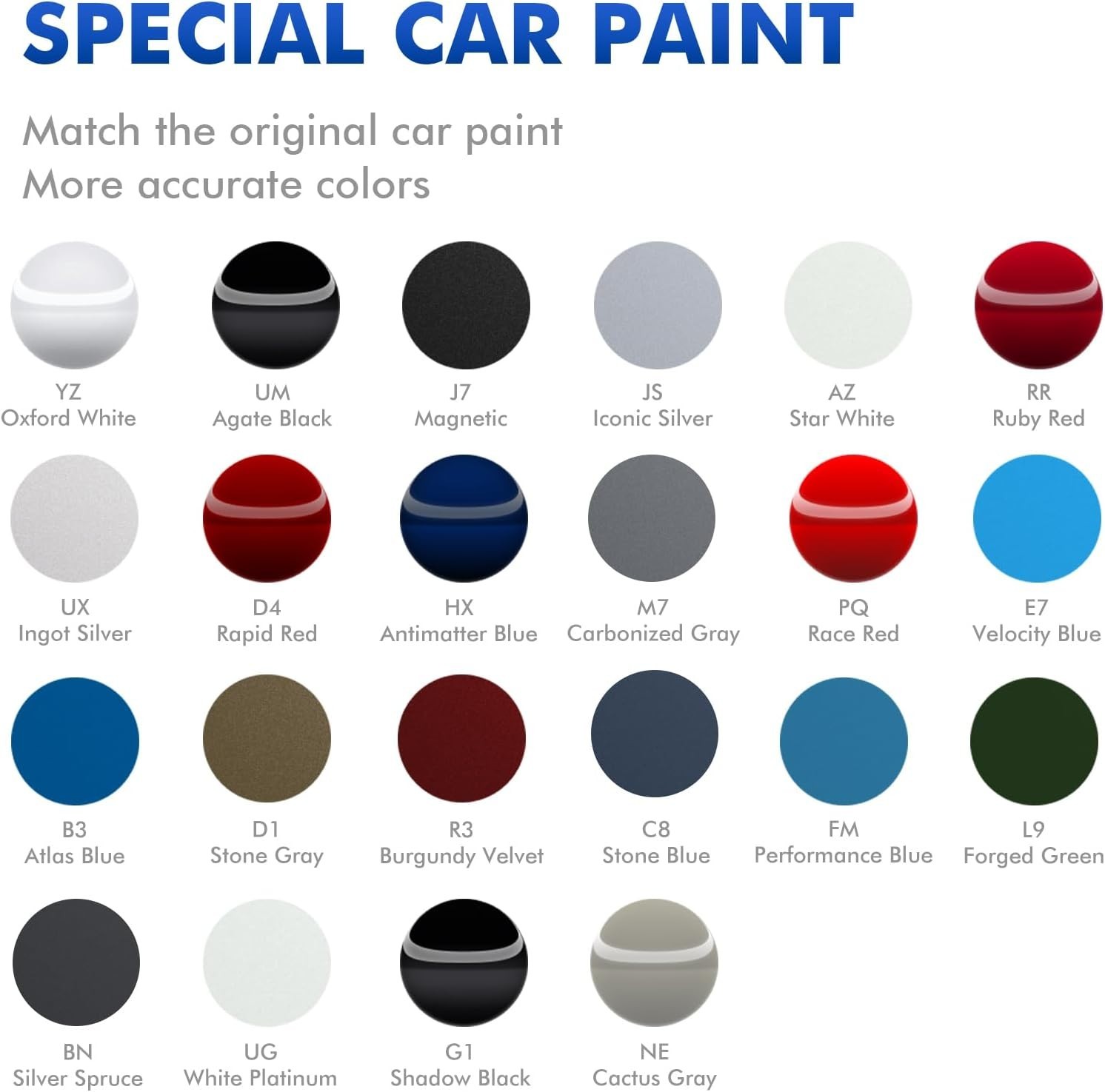 Fast-Drying Cactus Gray Car Scratch Repair Paint – Rust Resistant & Waterproof