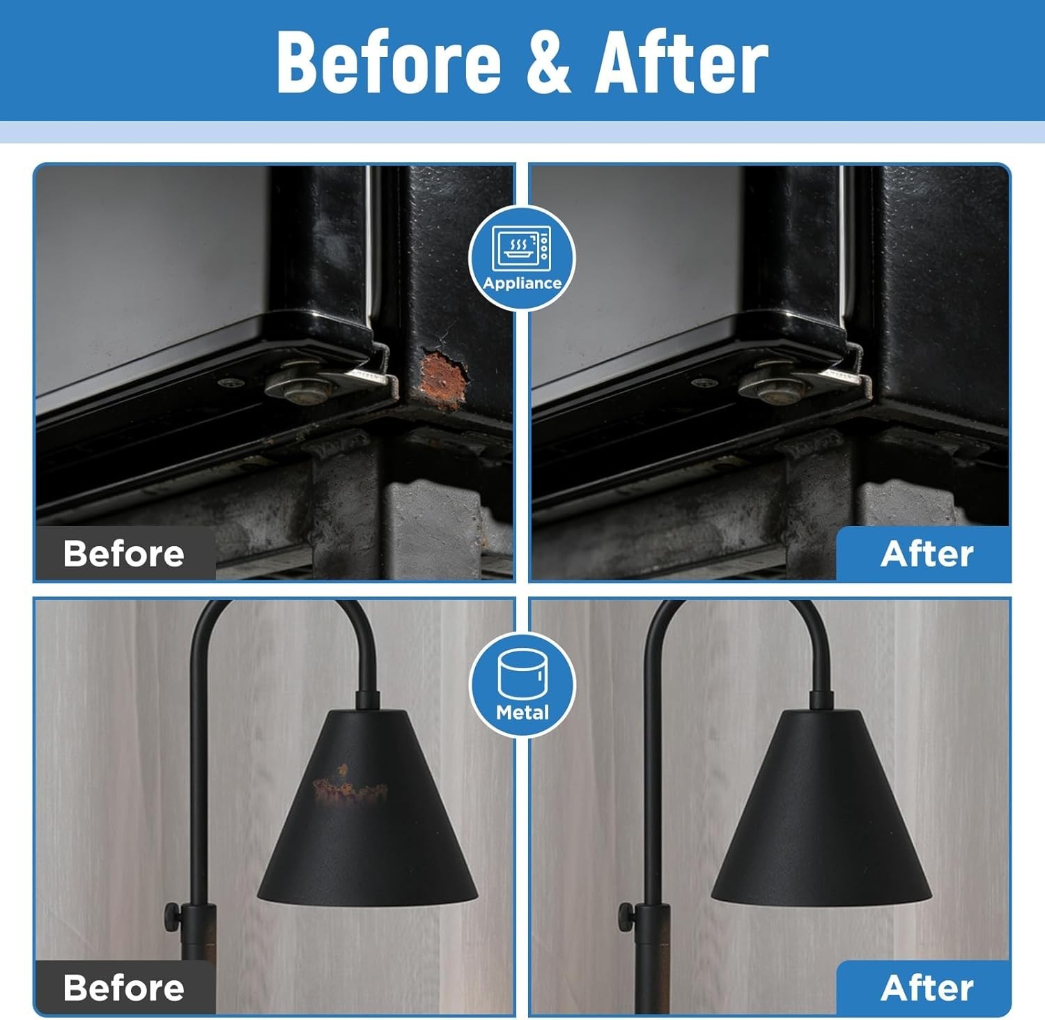 30 ml Semi-Gloss Black Paint Pen for Metal, Wood, and Appliances – Quick Repair