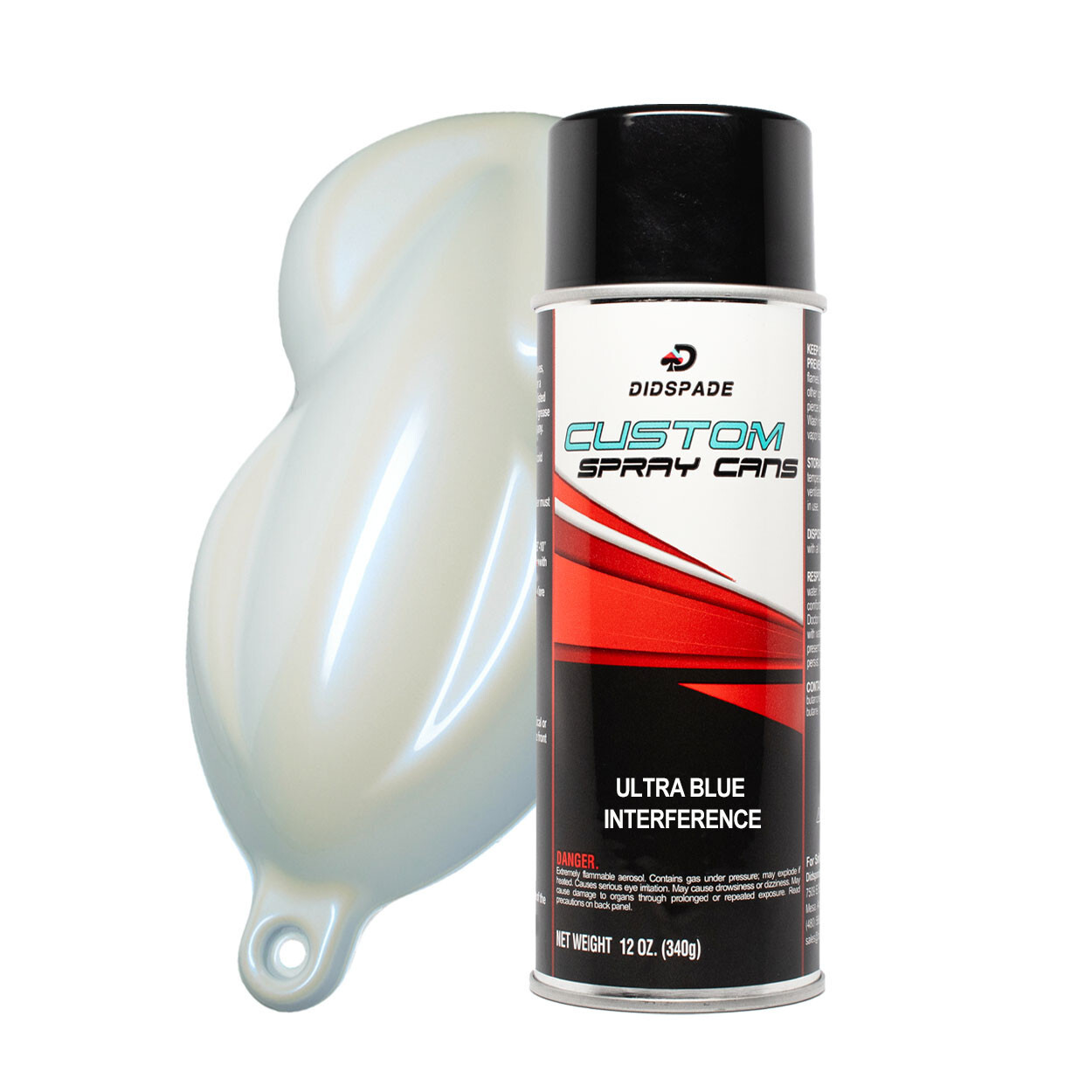 Ultra Blue Interference Aerosol Pearl Spray Paint – Ghost Pearl Spray Paint 12oz