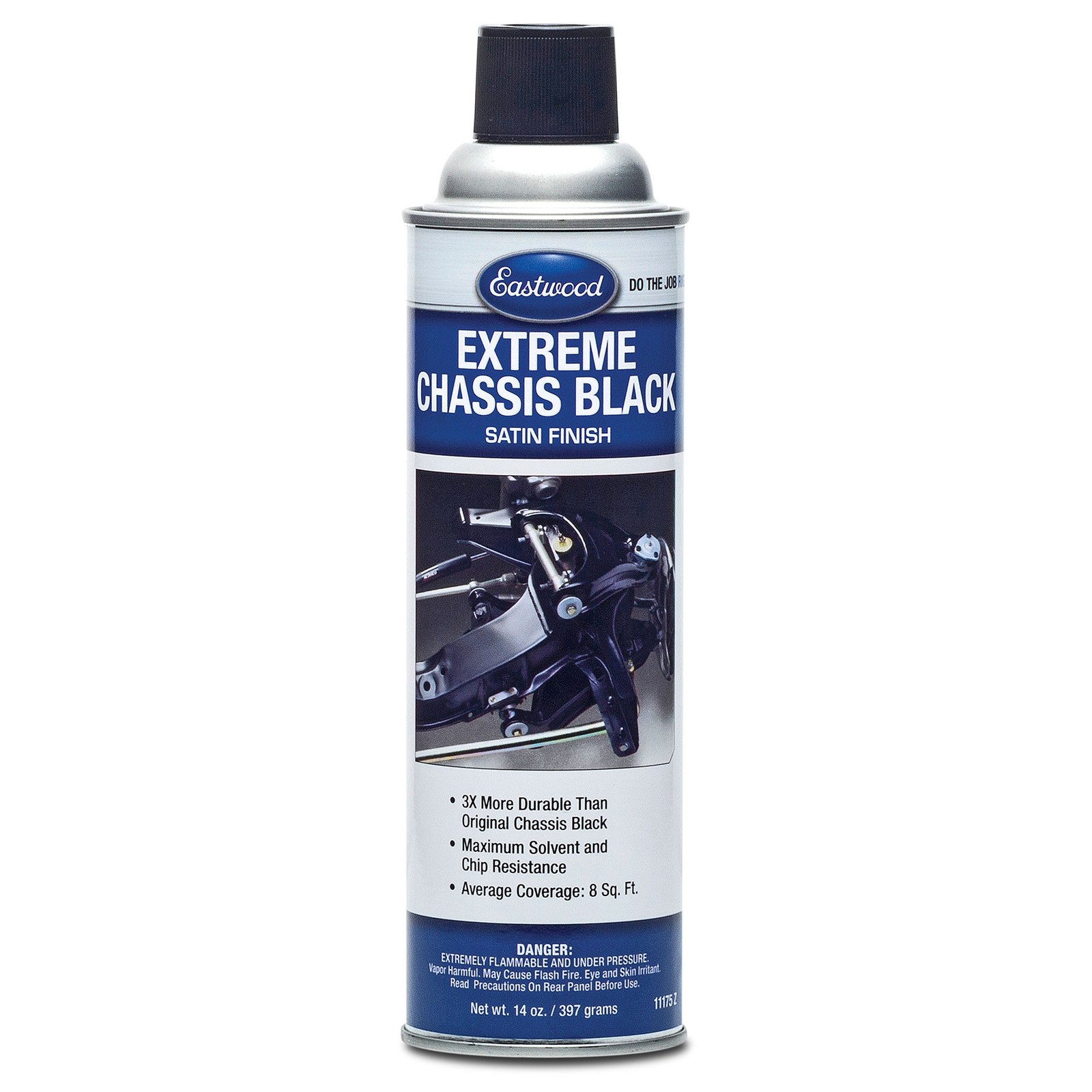 Eastwood Extreme Chassis Black Satin Aerosol Spray Paint Car Frame Paint 12 Pack
