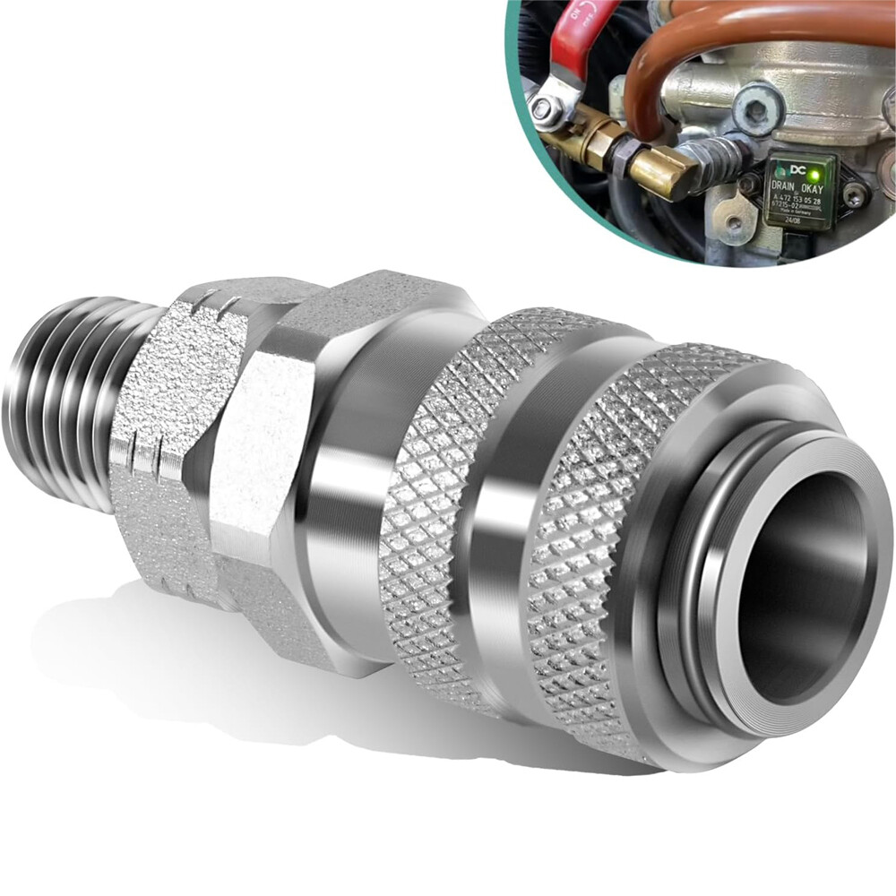 Fuel System Coupler Fitting for Detroit Diesel S60, Cummins, Caterpillar, MBE900