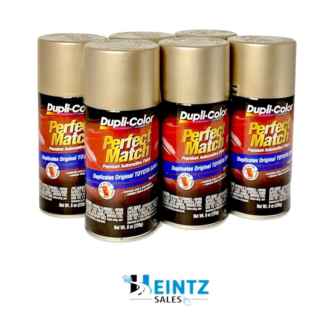 Duplicolor BTY1610 Perfect Match Toyota Desert Sand Mica 8 oz Code 4Q2 (6 PACK)