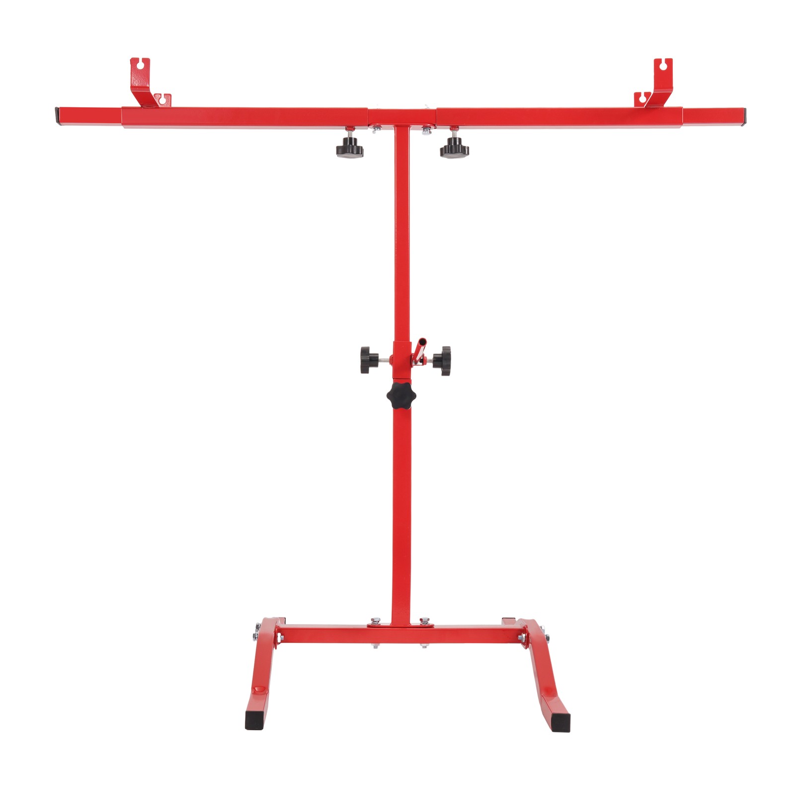 Auto Body Adjustable Paint Panel Stand Fender Bumper Steel Powder Coated Red