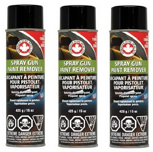 Dominion Sure Seal 10065 Spray Gun Paint Remover 15 oz (3 Pack)