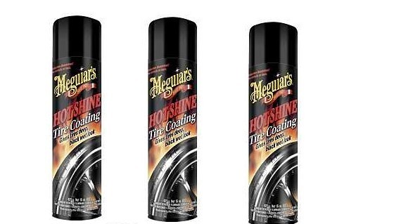 Meguiar’s G13815 Hot Shine High Gloss Tire Coating – 15 oz. 3 Pack