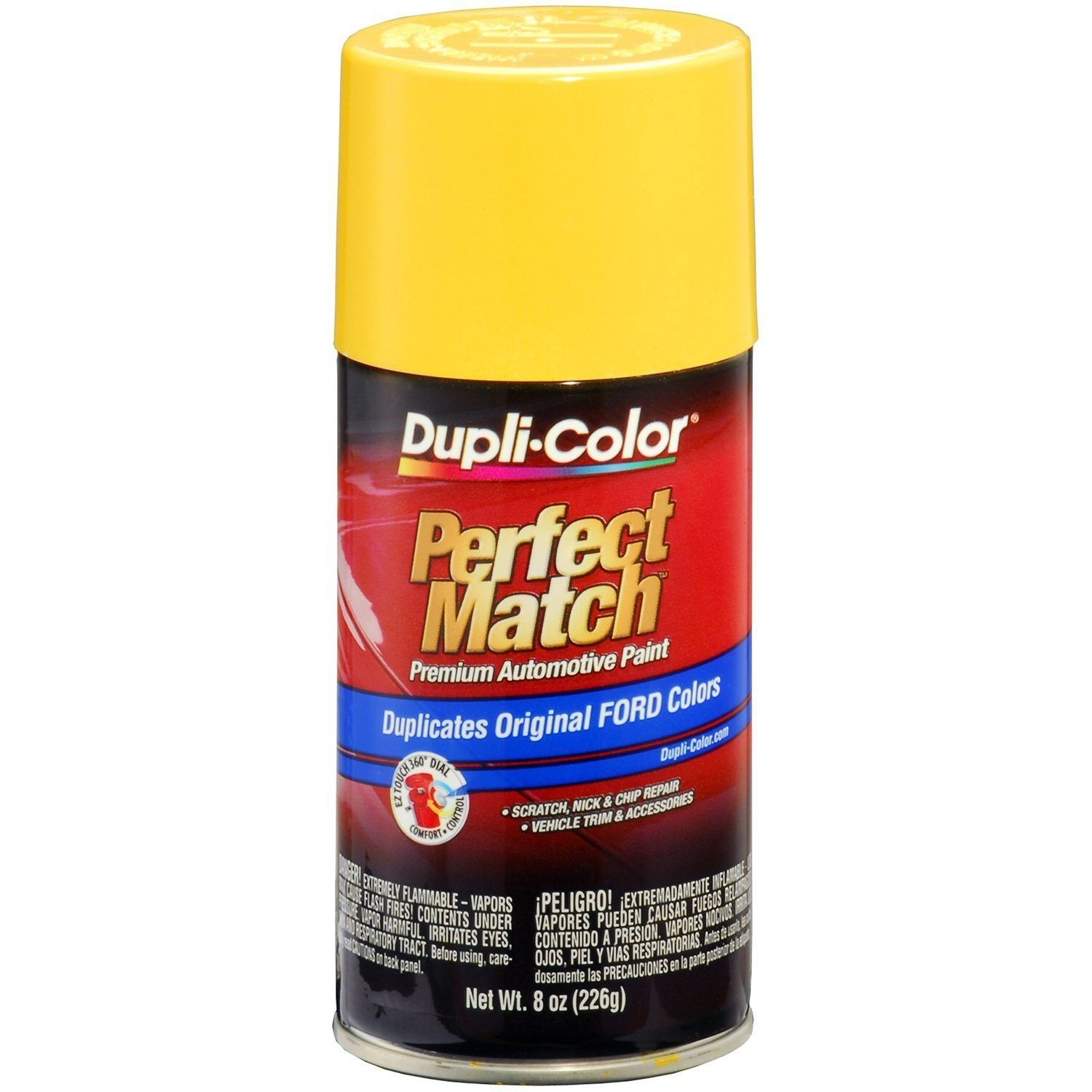 Duplicolor BFM0363 For Ford Code BZ Chrome Yellow 8 oz. Aerosol Spray Paint
