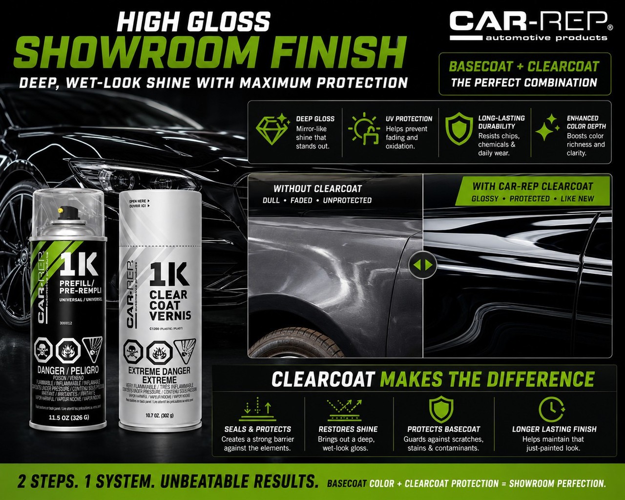 CAR-REP Basecoat & 1K Clearcoat for 2025 Volvo Cloud Blue 626