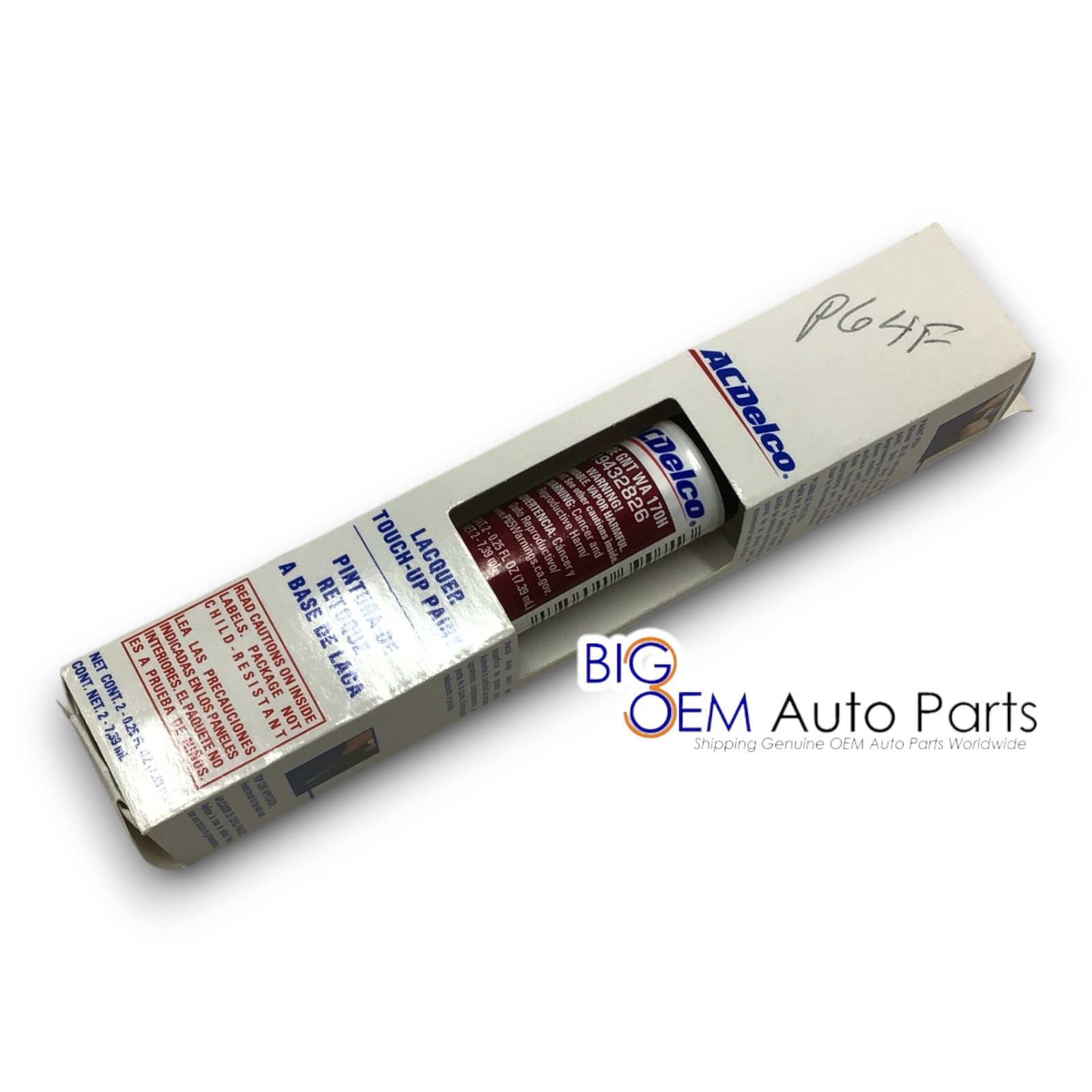 new OEM ACDelco GM 4 In 1 Radiant Red Tint Lacquer Touch Up Paint GNT WA170H