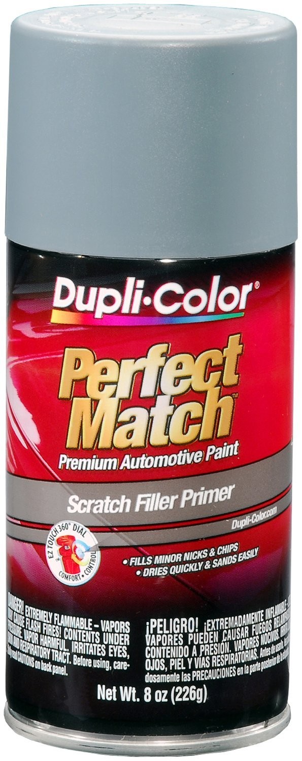 Dupli-Color BPR0031 Gray Perfect Match Scratch Filler Primer – 8 oz. Aerosol