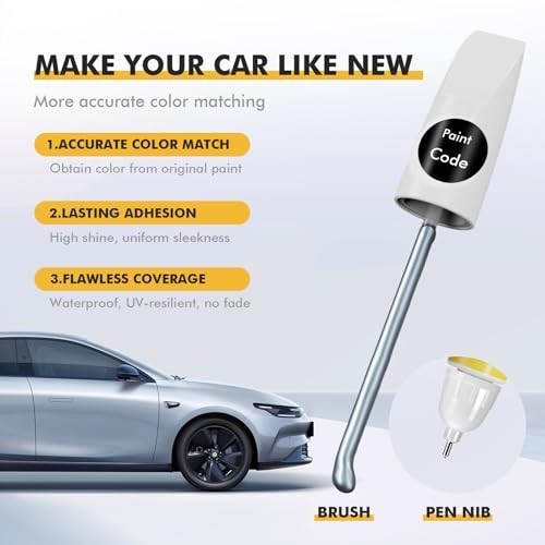 2 in 1 Car Touch Up Paint Pen For Nightfall 8X5 Scratch Repair Kit 12ml