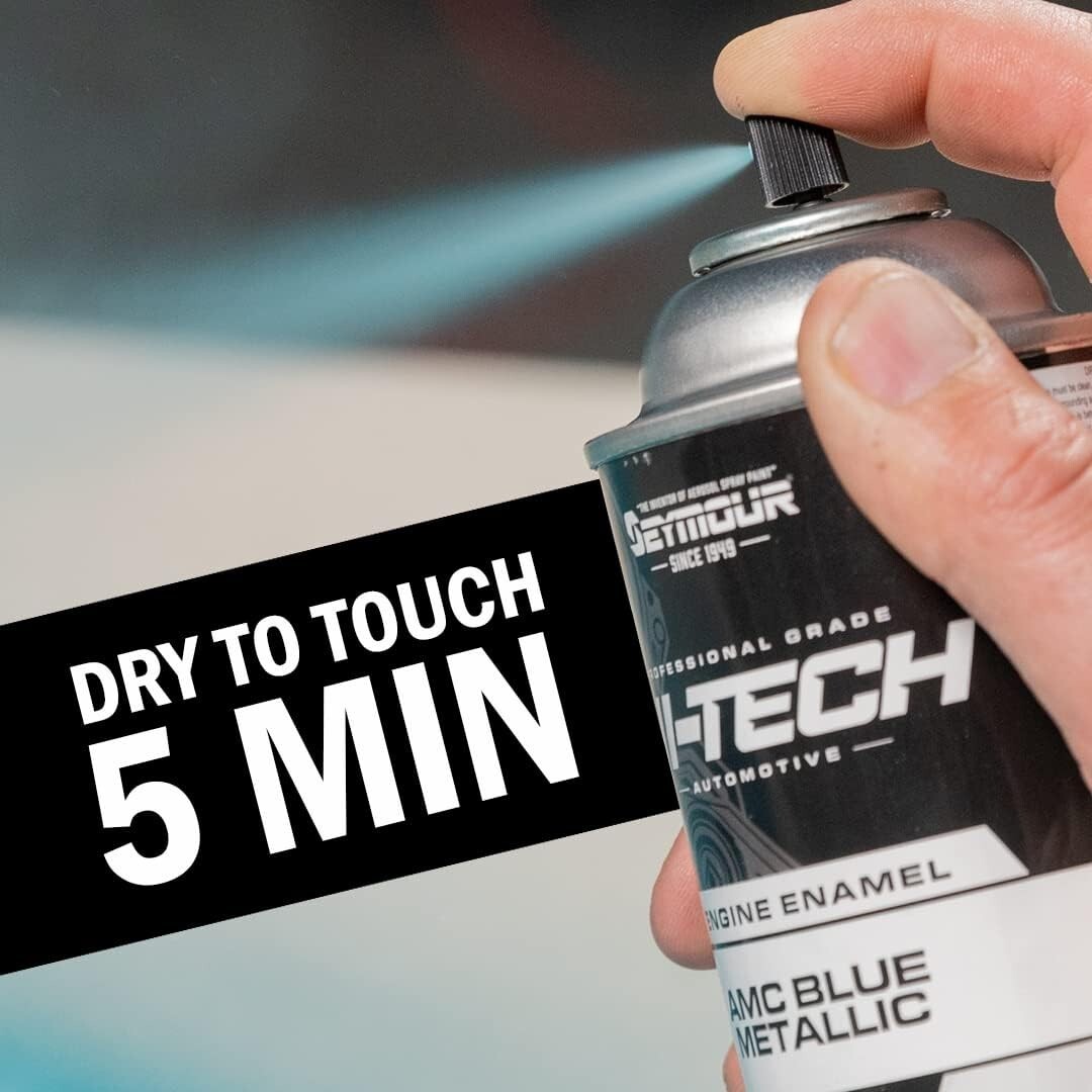 Universal Gold Spray Paint Golden Hi-Tech Engine Sprayer Fast Dry 12 Oz Eggshell