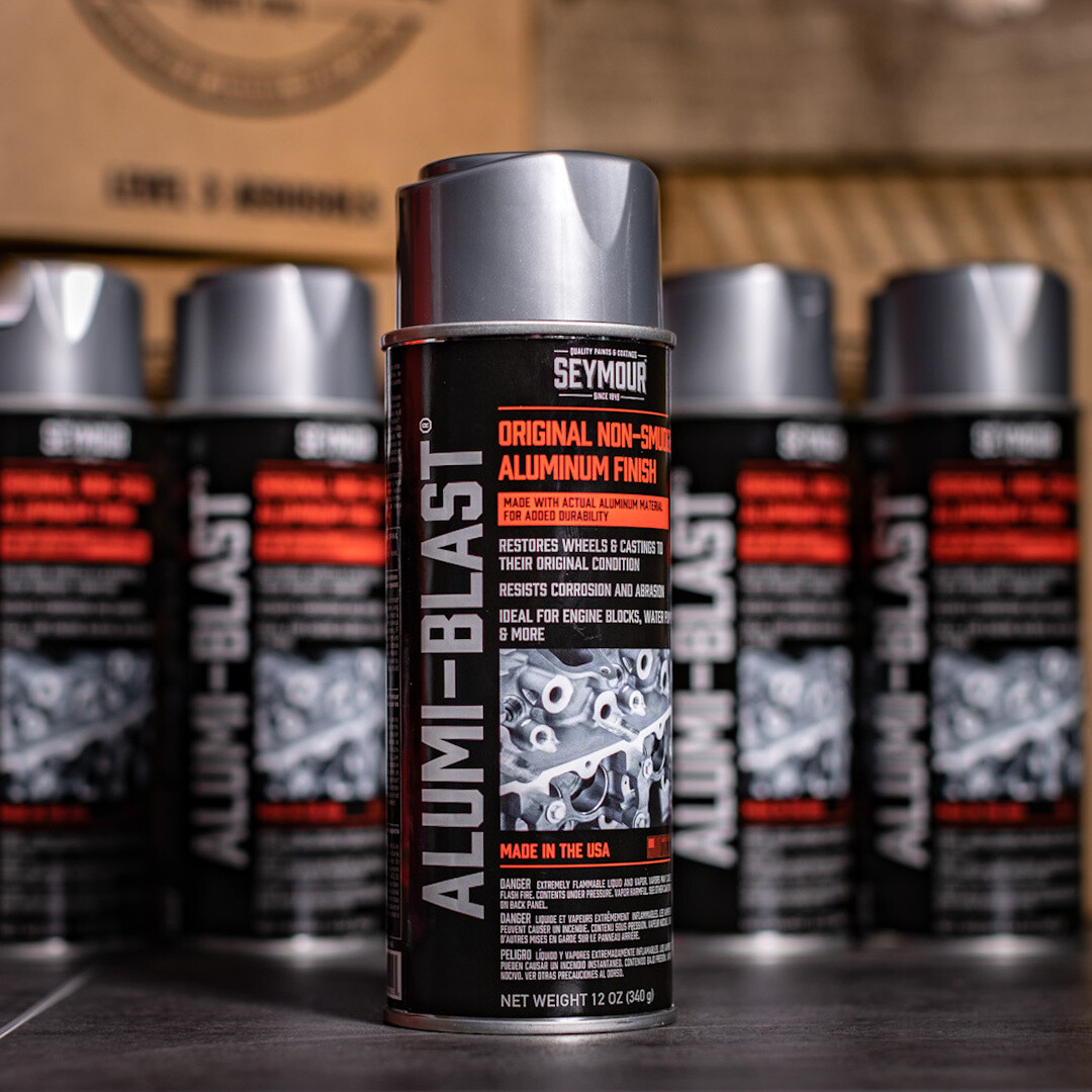 Seymour CA16-55 Alumi-Blast Specialty Coating with Aluminum Paste in 12 OZ