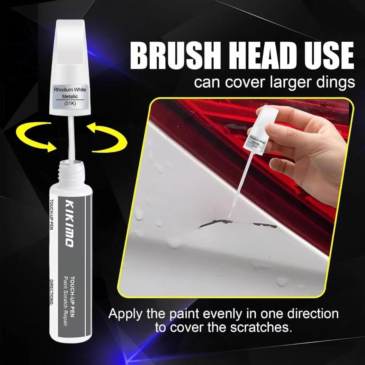 46V Soul Red Crystal Metallic Tricoat Touch Up Paint for Mazda, Car Paint Pen