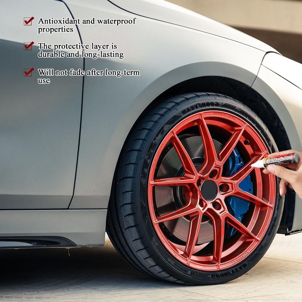 Red Automotive Touch Up Paint Pen – Scratch Repair & Rust Resistant
