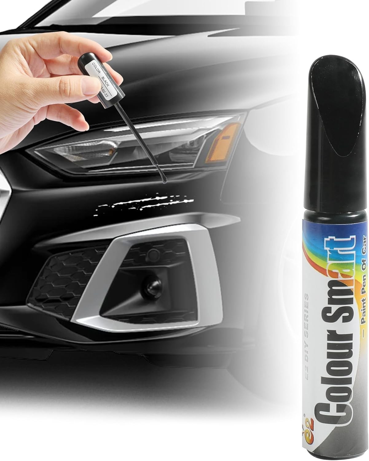 Fast-Drying Black Car Touch Up Paint Pen for Effortless Scratch Repair
