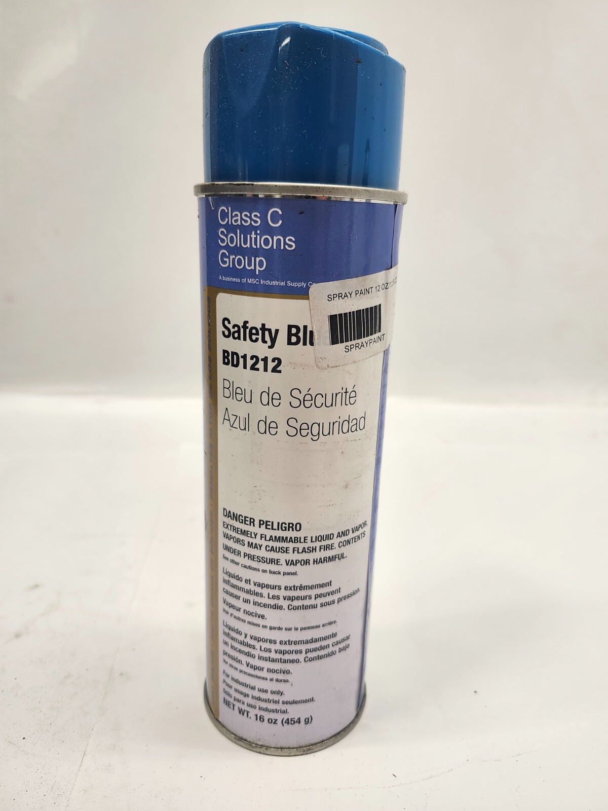 Class C Solutions Group Safety Blue Spray Paint BD1212 16oz