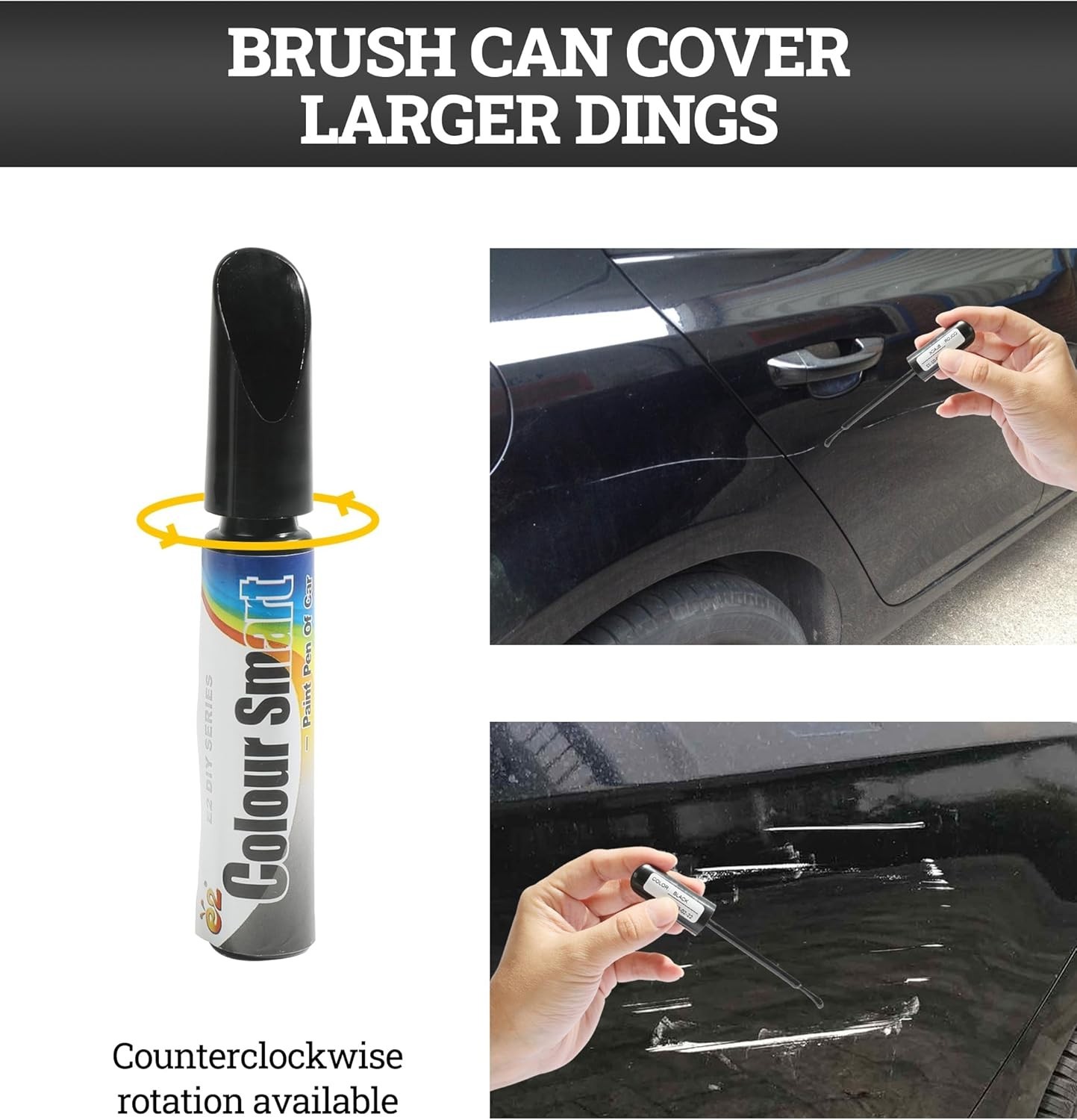 Fast-Drying Black Car Touch Up Paint Pen for Effortless Scratch Repair