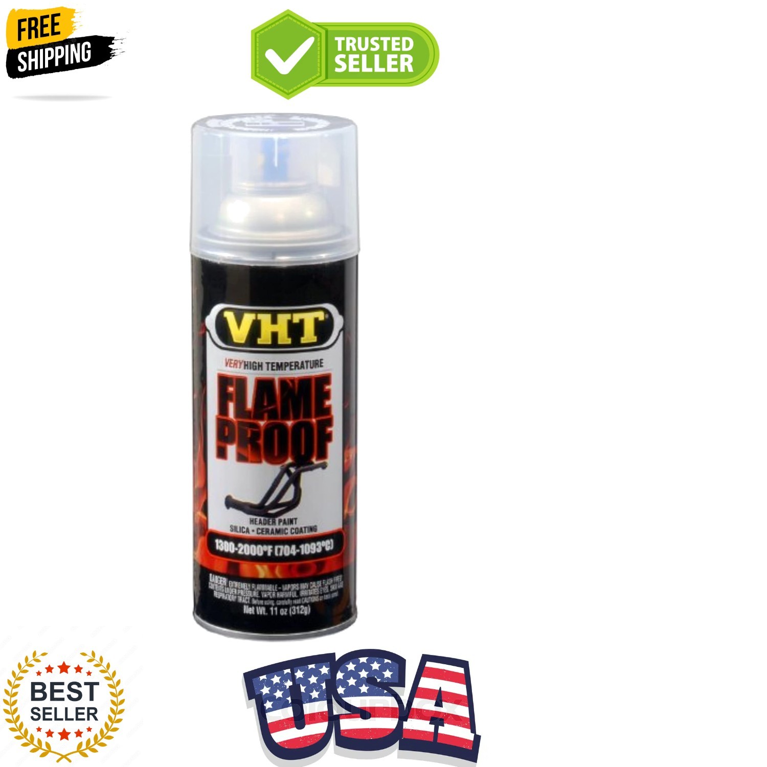 Flameproof Coating, Clear, Satin -1 Each