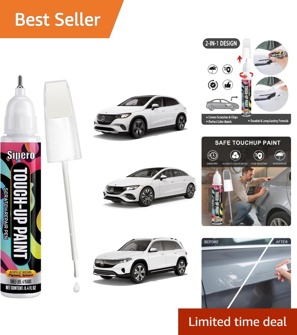 Quick & Easy Polar White Touch Up Pen – Perfect for Mercedes-Benz Scratches