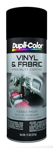 Dupli-Color HVP104 Vinyl and Fabric Coating Spray Paint – Gloss Black – 11 oz