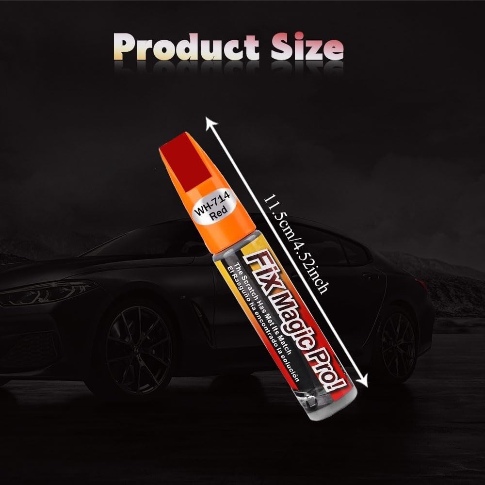Red Automotive Touch Up Paint Pen – Scratch Repair & Rust Resistant
