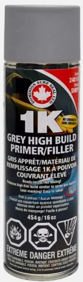 Dominion Sure Seal 24016 High Build 1K DTM Gray Primer/Filler 16 oz
