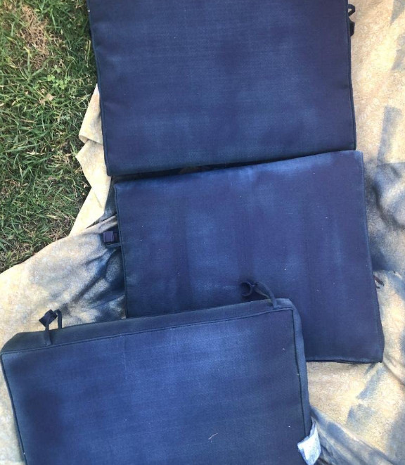 Navy Fabric Spray Paint Indoor/Outdoor Furniture Cushions Pillow Restore Coating
