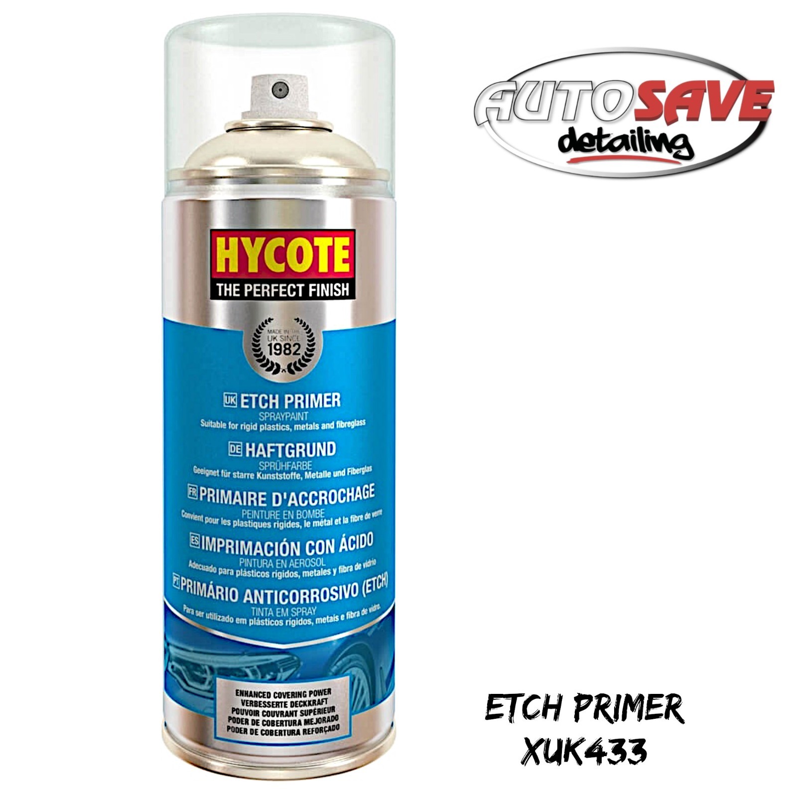 Hycote – Etch Primer 400ml Aerosol Durable Primer For Non-Ferrous Metals XUK433
