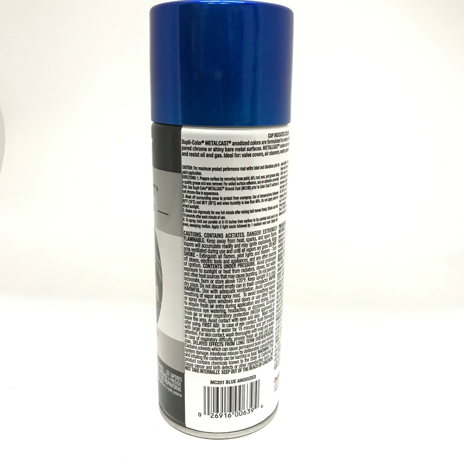 Duplicolor MC201-6 PACK MetalCast Blue Anodized Heat Resistant Coat-11oz Aerosol
