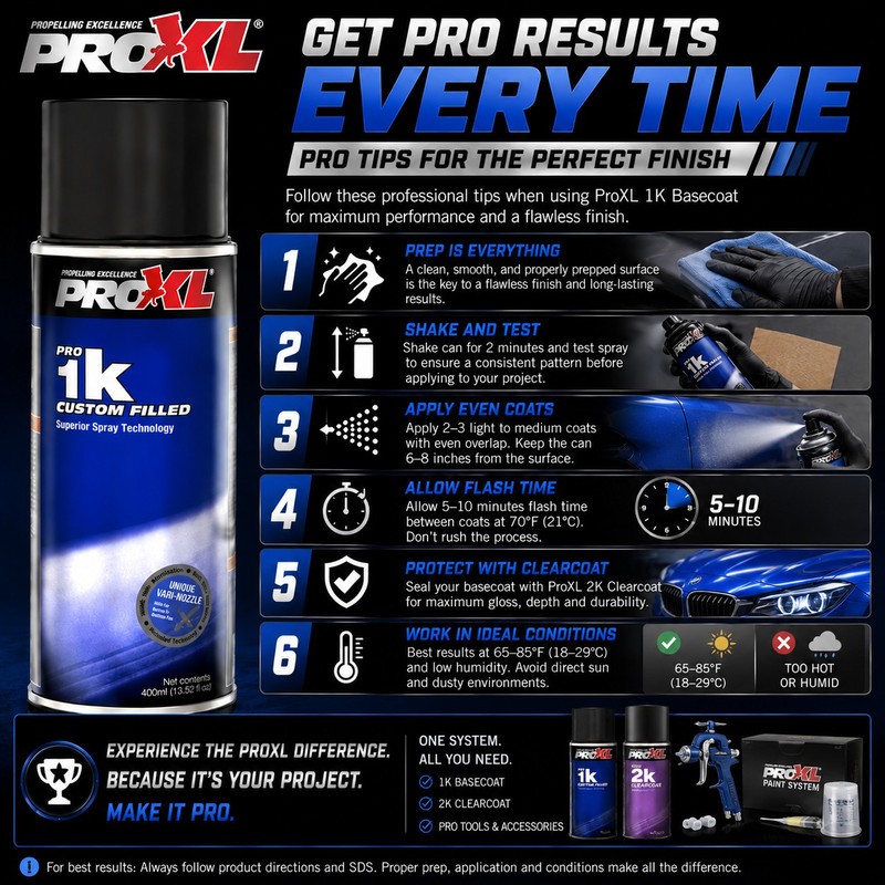 ProXL Basecoat Aerosol for 2009 Mercedes Tenorite Gray 755