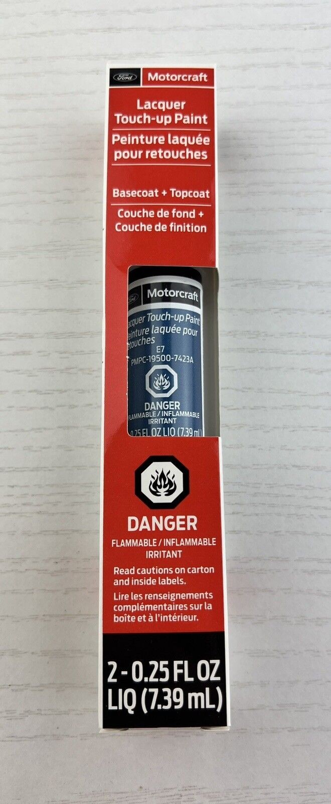 2021-2023 Ford Bronco OEM Touch Up Paint Bottle Velocity Blue E7 & Clear Coat