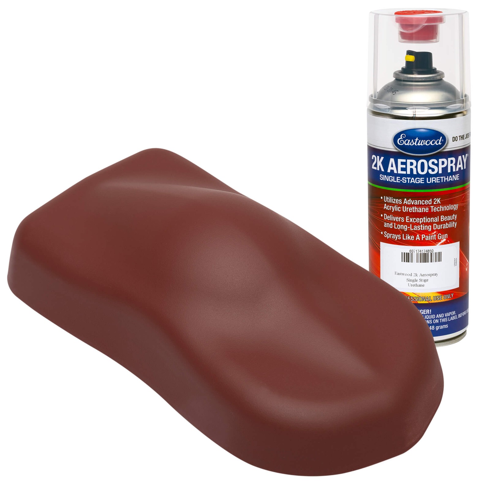 Eastwood 2k Aerospray Rat Rod Matte Red Oxide Single Stage Urethane Spray Paint