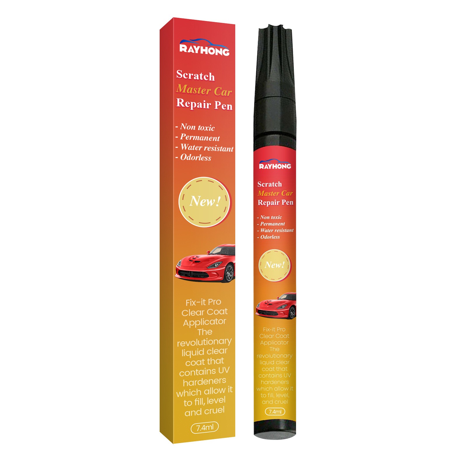 2 PCS All Cars Magic Pen for Car Scratches, Magic Car Scratch Removal Pen HOT