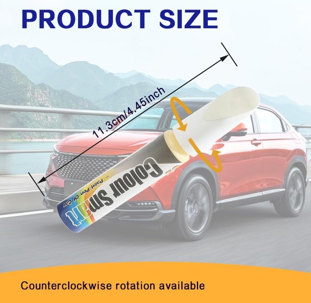 Car Touch Up Paint Pen 0.04 Ounce White For Minor Scratches Auto Repair
