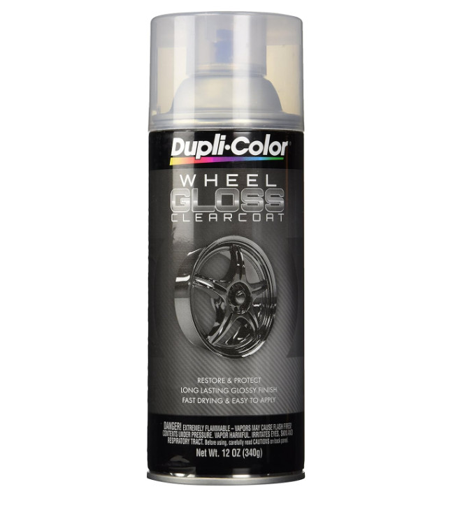Gloss Gold Wheel Spray Paint Rim Steel Metal Aluminum Plastic +Clear Coating 3PK