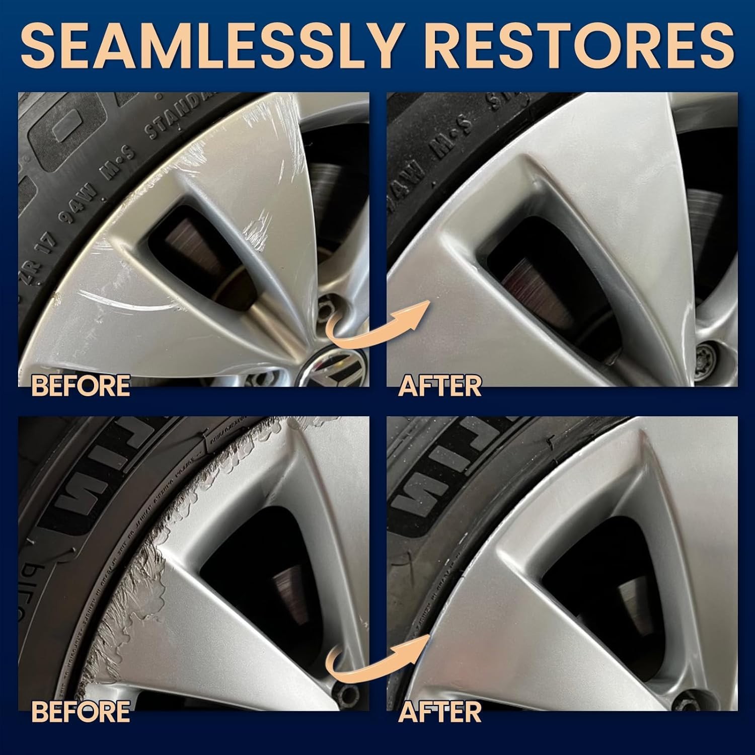 Alloy & Aluminum Rim Repair Kit – Chrome Wheel Paint