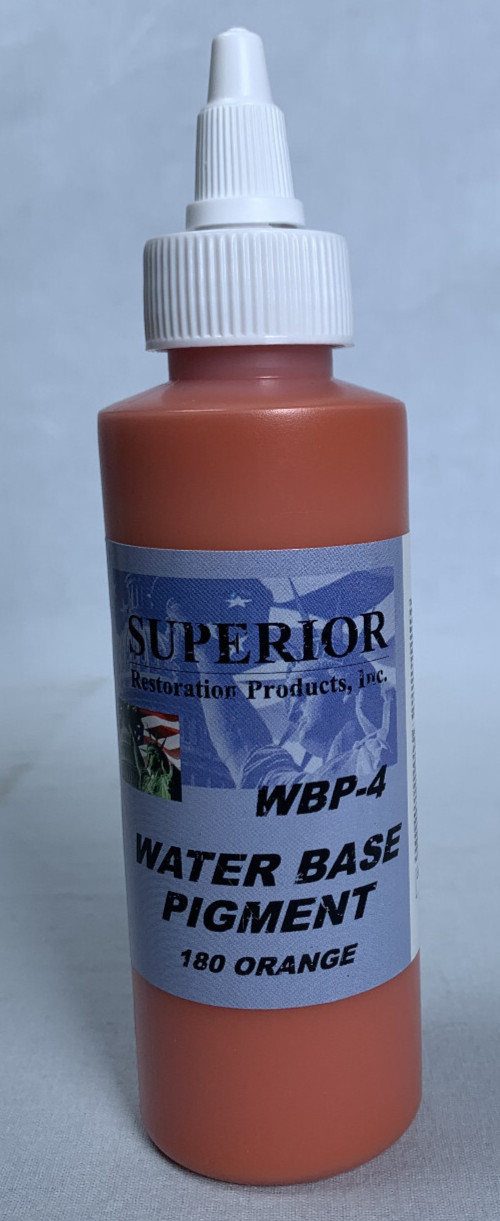 Water Base Pigment 180 Orange WBP-4 Superior Restoration Carpet Vinyl Leather