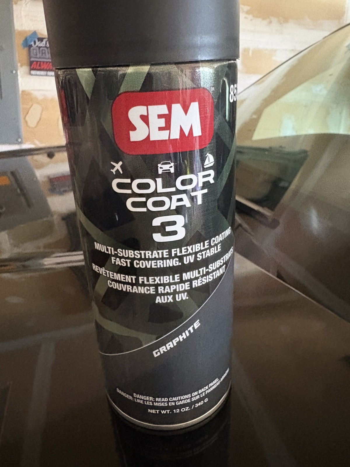 SEM 85303, Graphite, Color Coat Vinyl Paint, Aerosol (2 Pack)