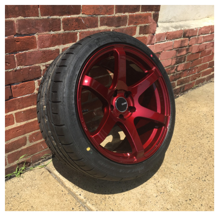 Metallic Red Chrome Wheels Spray Paint Rim Steel Aluminum +Primer Coating 3 Cans