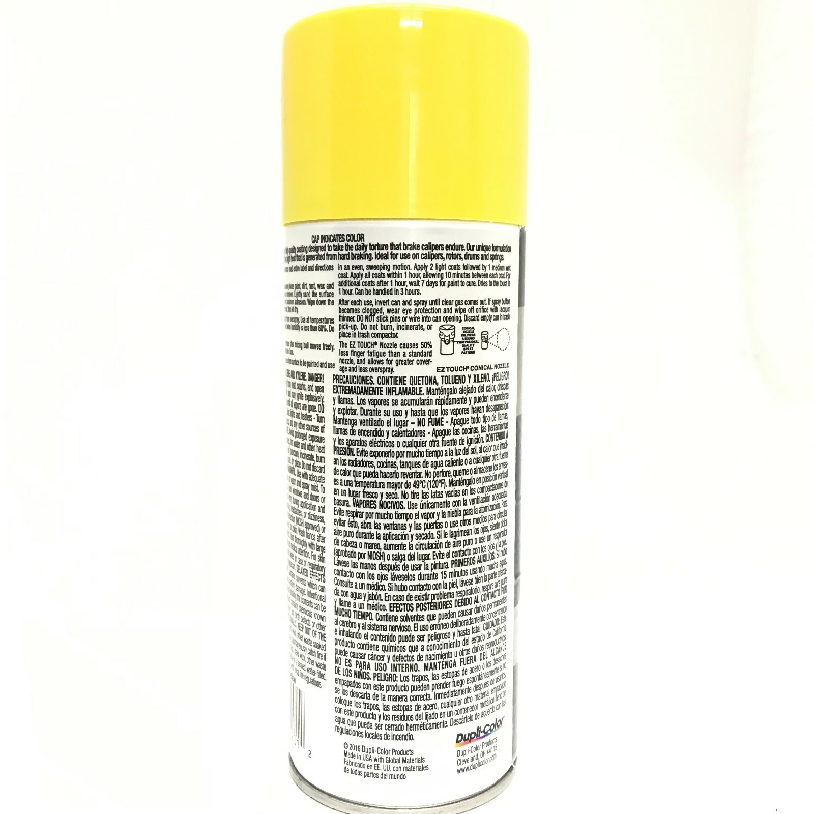 Duplicolor BCP101 Caliper Enamel Paint w/ Ceramic Yellow Color-12 oz Aerosol Can