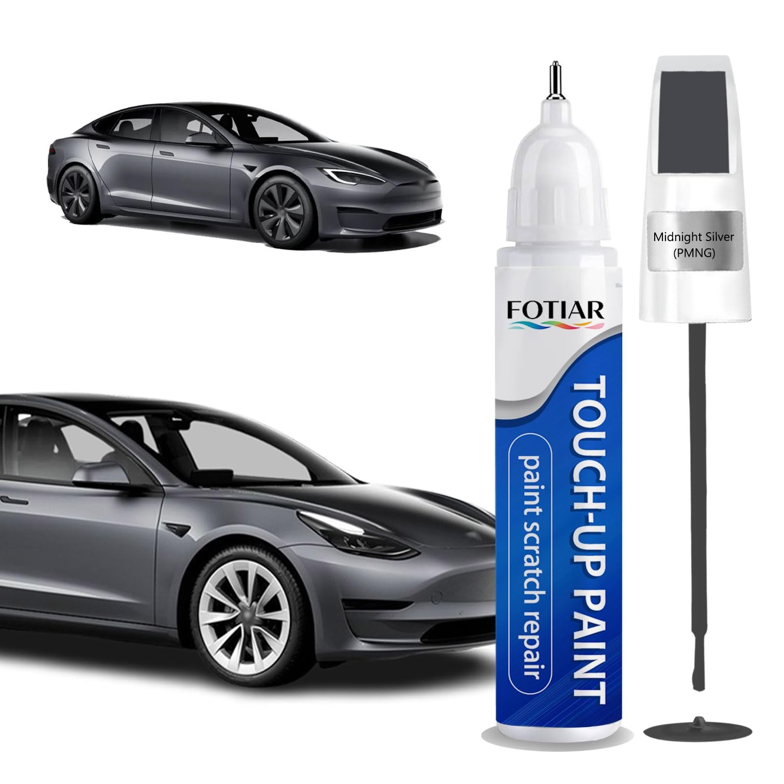 Midnight Silver PMNG Touch up 0.4 Fl Oz (Pack of 1), (PMNG)
