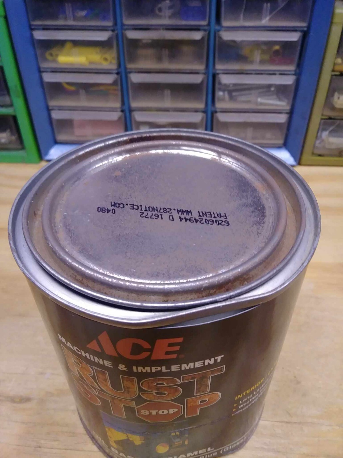 International Blue Tractor Paint 32oz Quart ACE RUST STOP Enamel