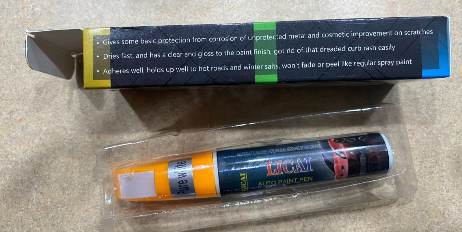White Touch Up Paint For Cars Scratch Repair 12ml Auto Paint Pen