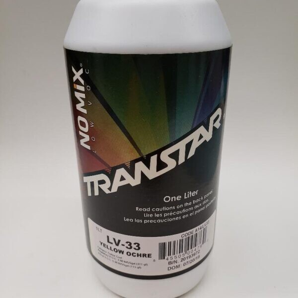 Transtar LV33 Yellow Ochre- No Mix Automotive Paint Toner – 1 Liter