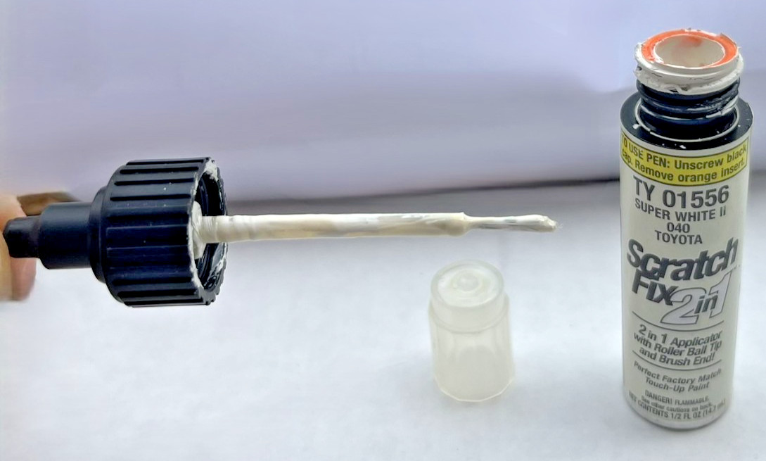 Dupli-Color Super White II TY 01556 Scratch Fix 2 In1 Paint Applicator~40 Toyota