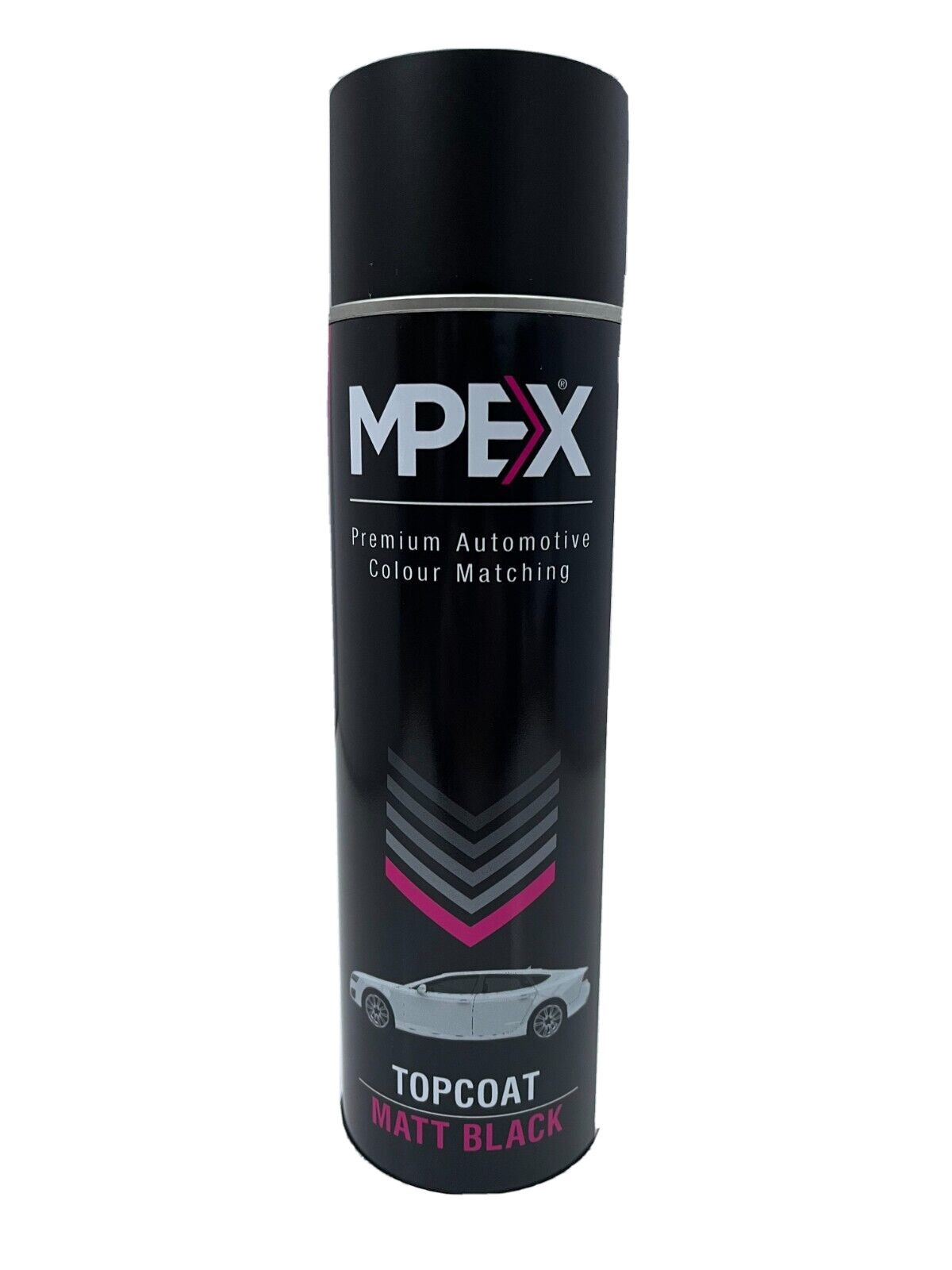 2 x Mpex Matt Black Spray Paint Aerosol Coating Fast Drying Multi Purpose 500ml